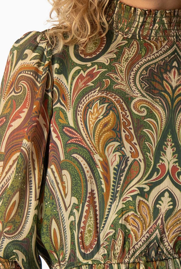 Vestido estampado Ivonne corto