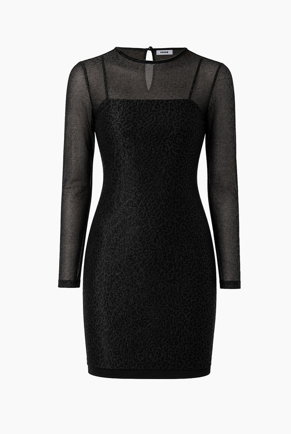 Vestido Ivonne corto en tono negro