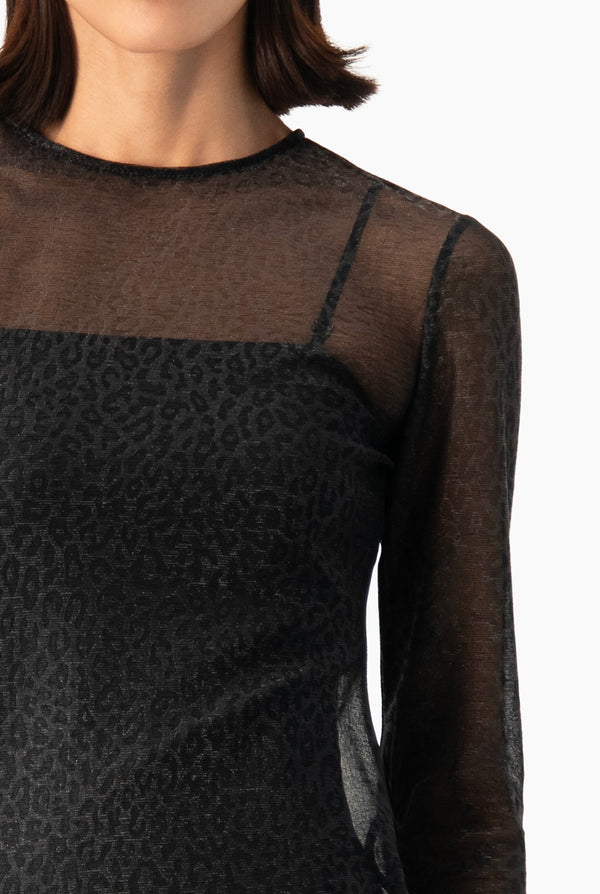 Vestido Ivonne corto en tono negro