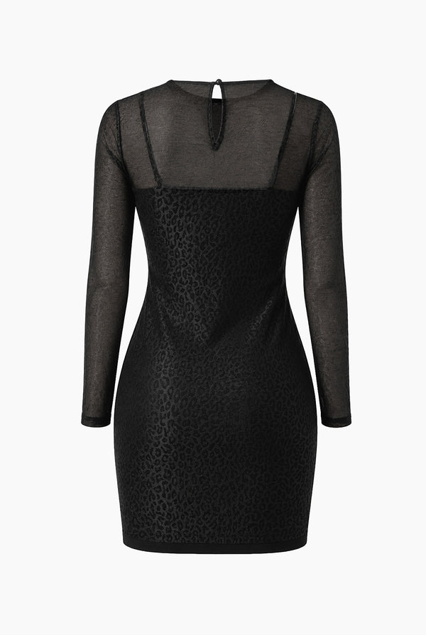 Vestido Ivonne corto en tono negro