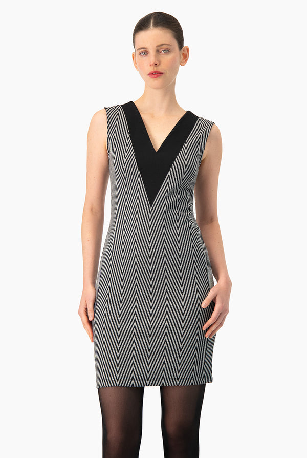 Vestido corto Ivonne escote V