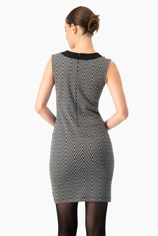 Vestido corto Ivonne escote V
