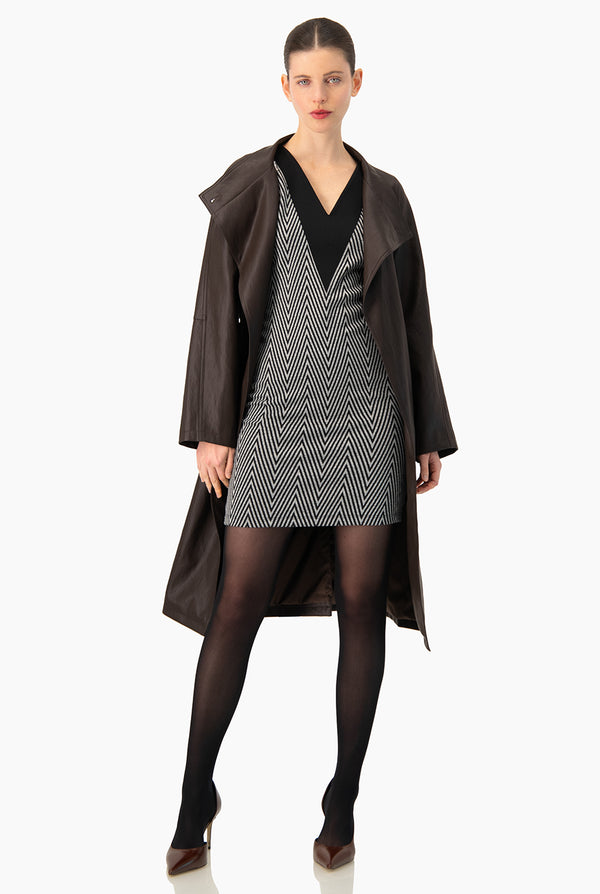 Vestido corto Ivonne escote V