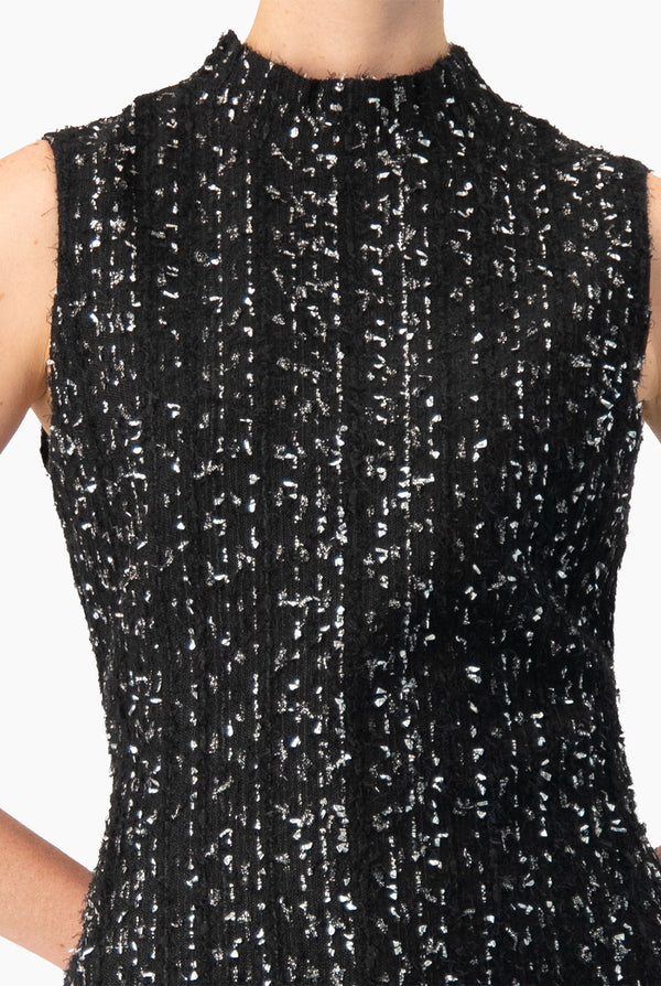 Vestido tejido Ivonne negro