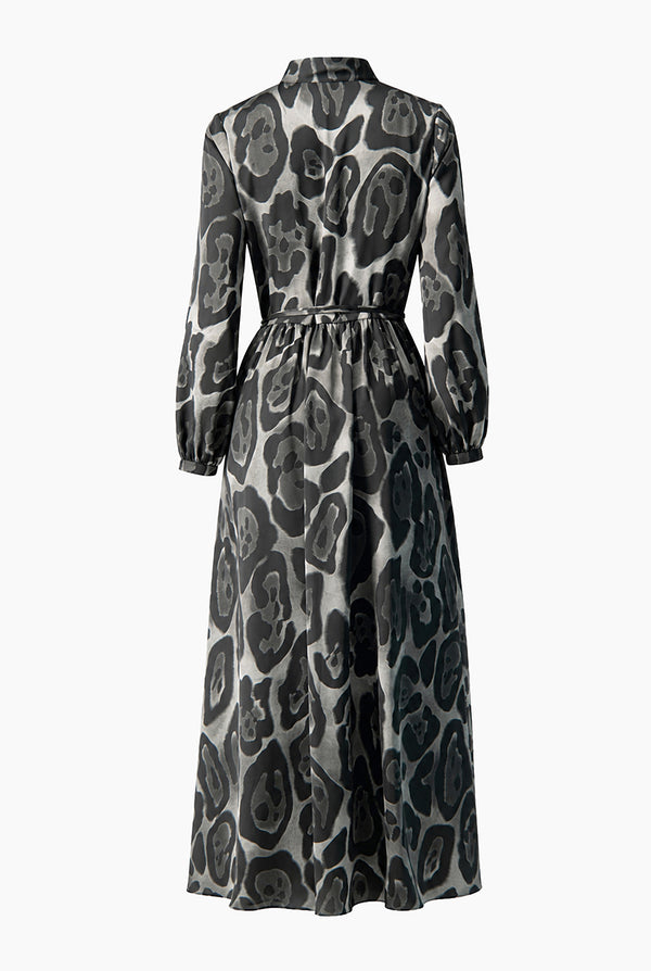 Vestido maxi Ivonne manga larga
