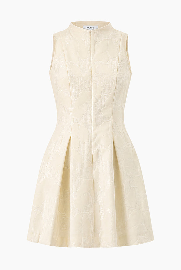 Vestido Ivonne falda con pliegues