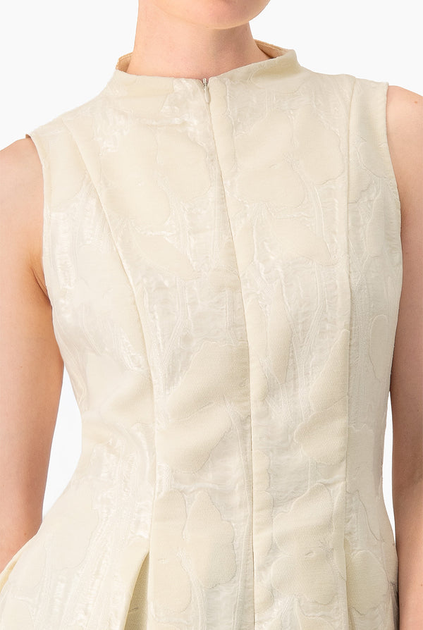 Vestido Ivonne falda con pliegues