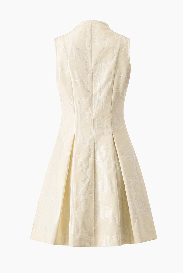 Vestido Ivonne falda con pliegues