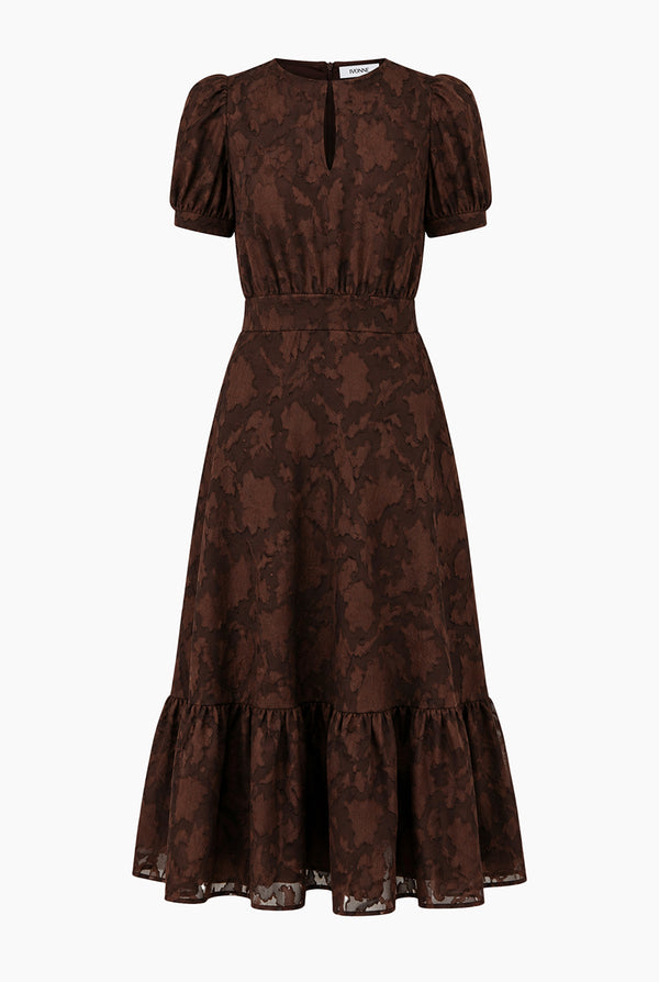 Vestido largo Ivonne manga corta