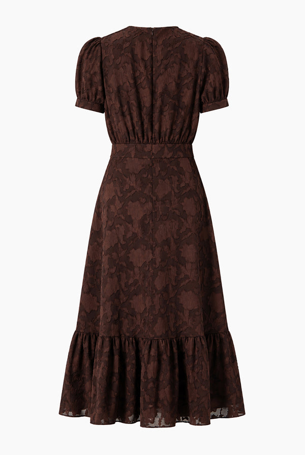 Vestido largo Ivonne manga corta