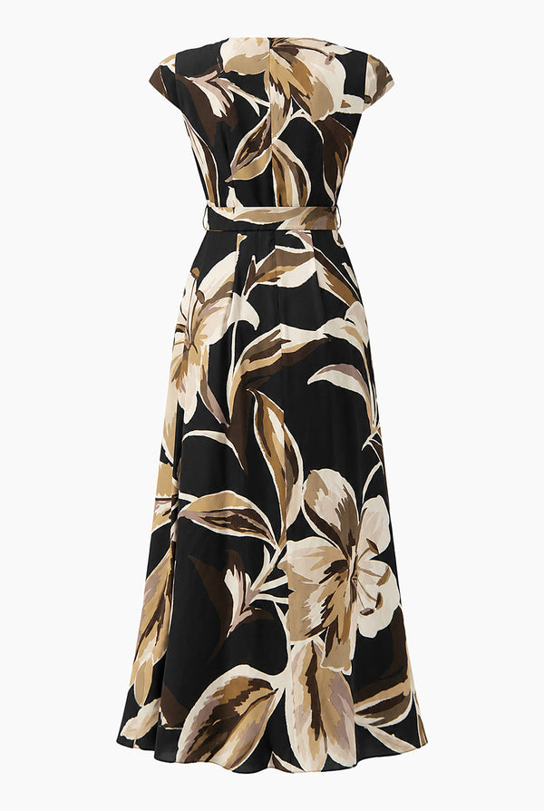 Maxi vestido Ivonne cuello redondo