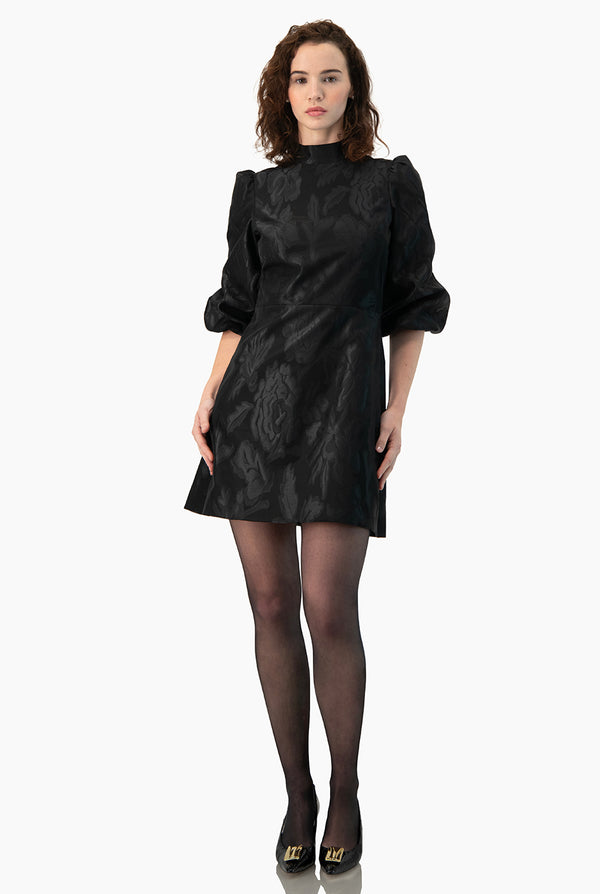 Vestido Ivonne manga 3/4 abullonada