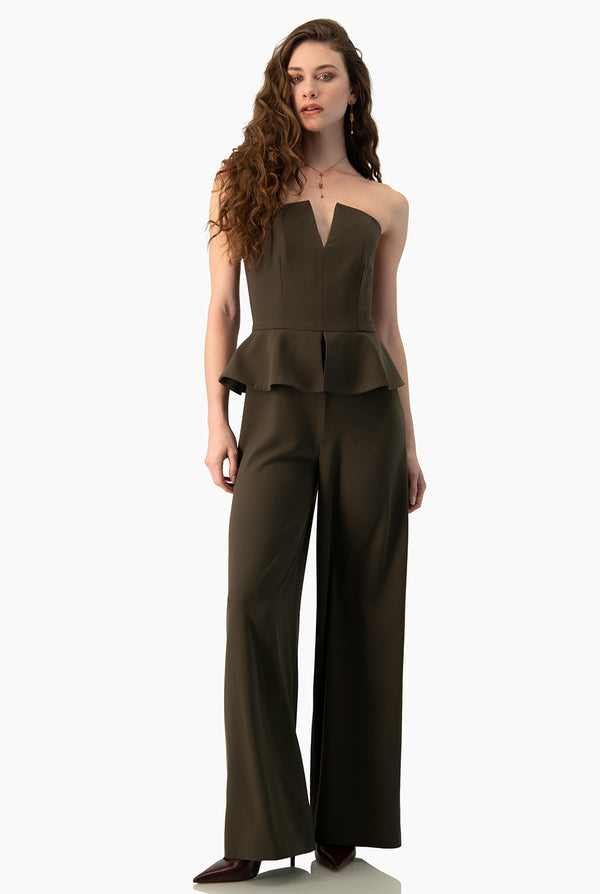 Jumpsuit liso Ivonne strapless