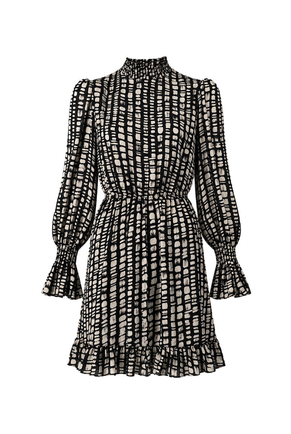Vestido corto Ivonne con cinta