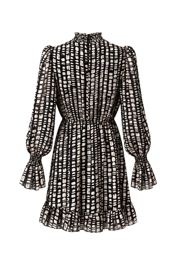 Vestido corto Ivonne con cinta