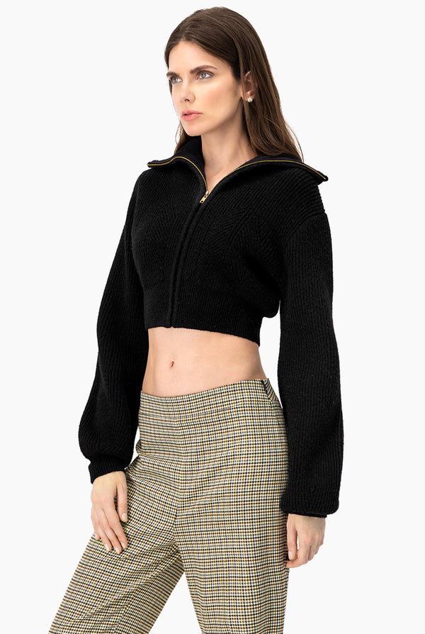 Suéter Cárdigan Con Sujeción