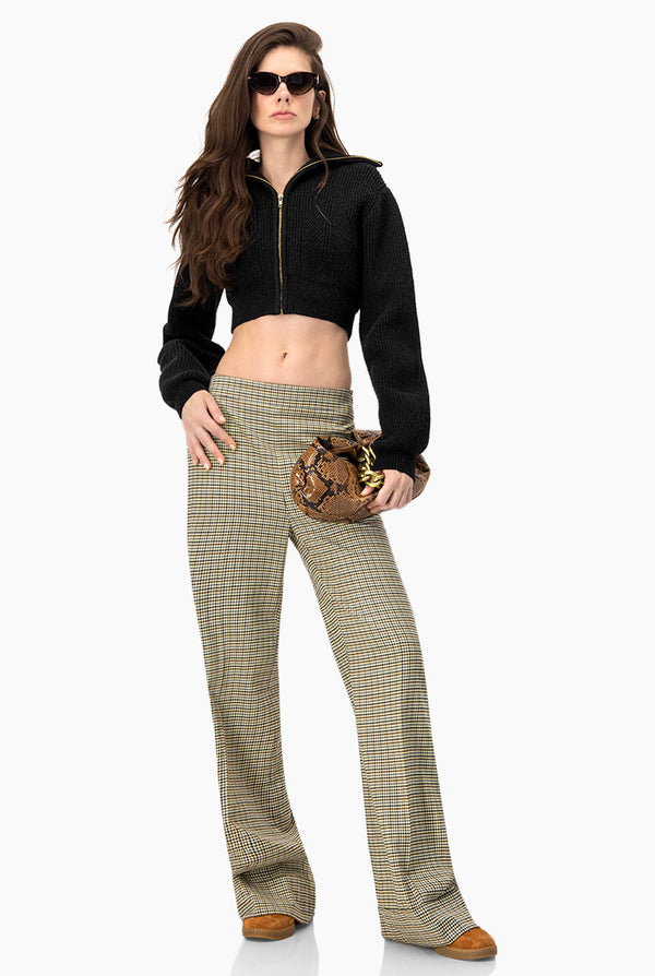 Suéter Cárdigan Con Sujeción