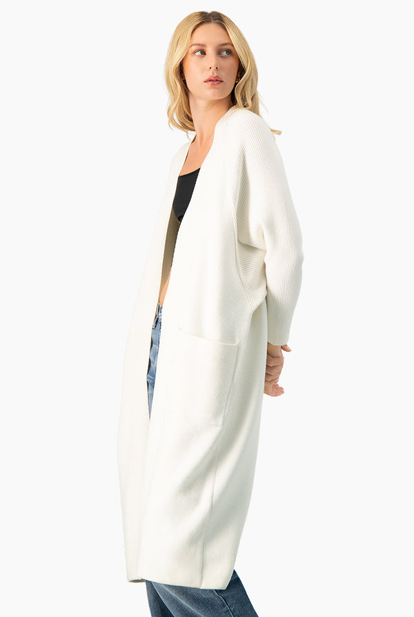 Cárdigan Largo Tejido