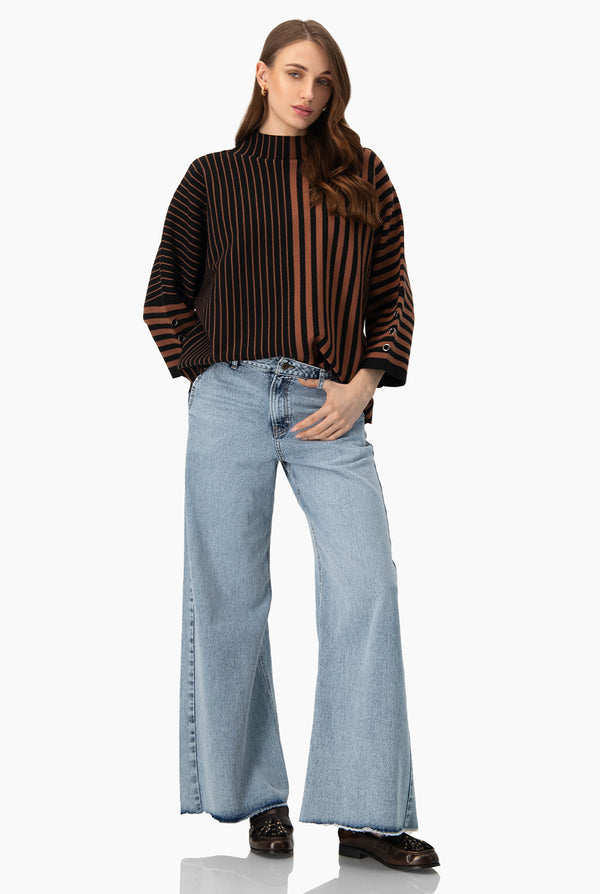Maxi Pullover Rayas