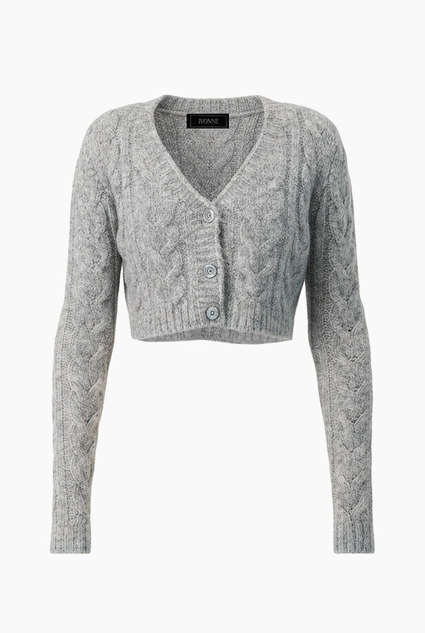 Suéter Crop Cable Knit