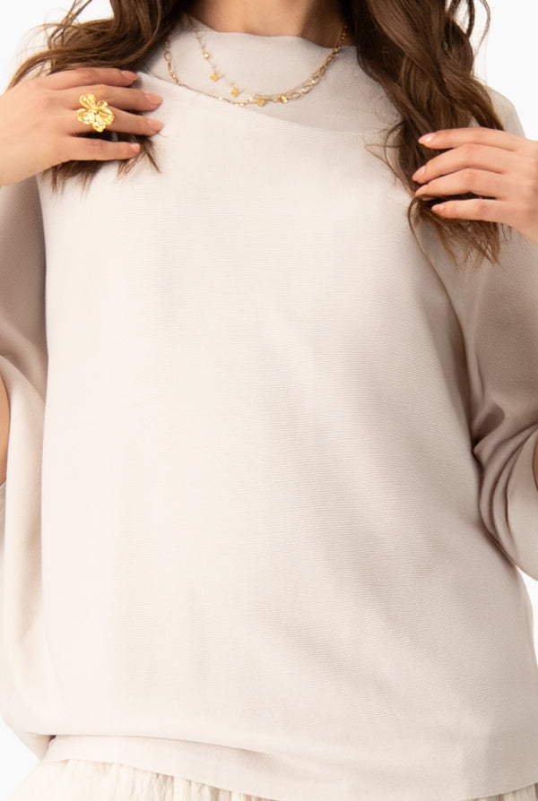 Suéter Dolman Ribbed
