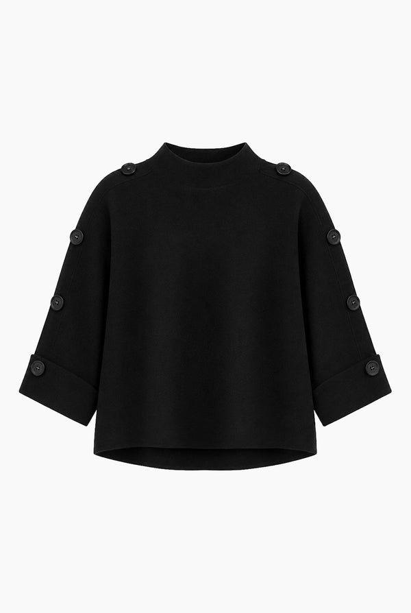 Suéter Black Buttons