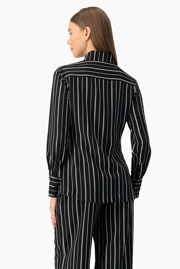 Camisa recta rayada