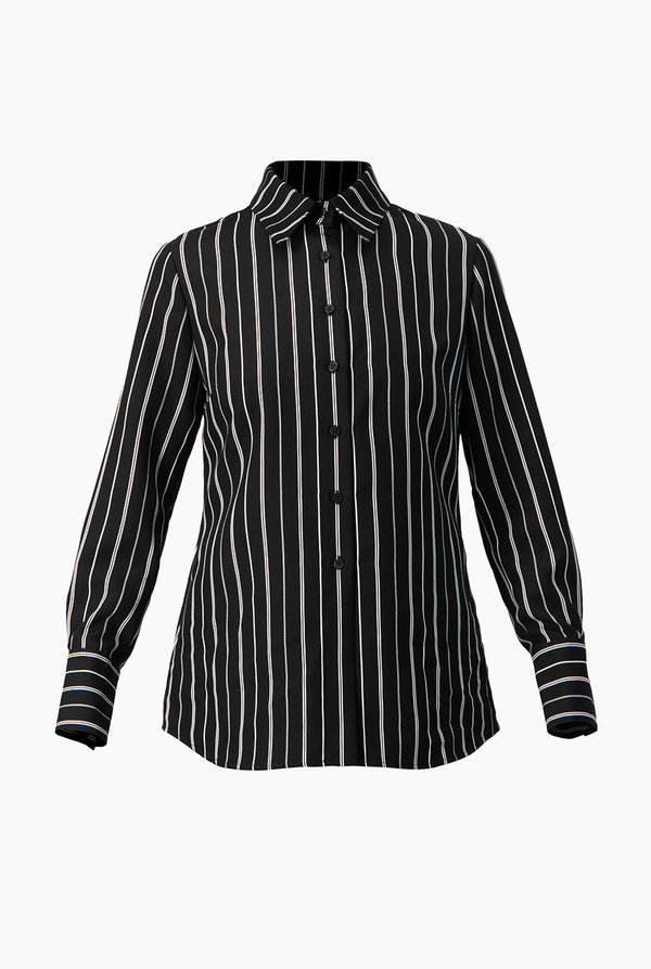 Camisa recta rayada