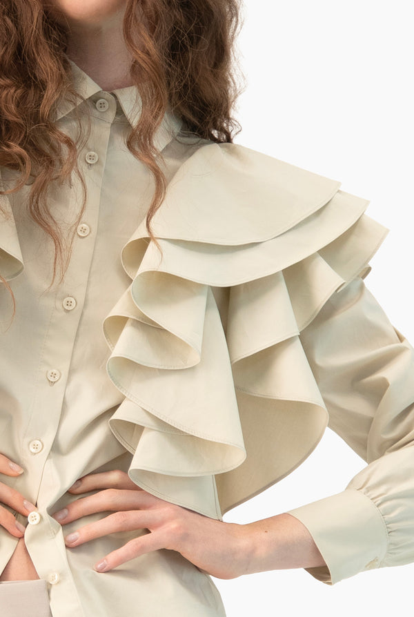 Camisa Ivonne con volantes