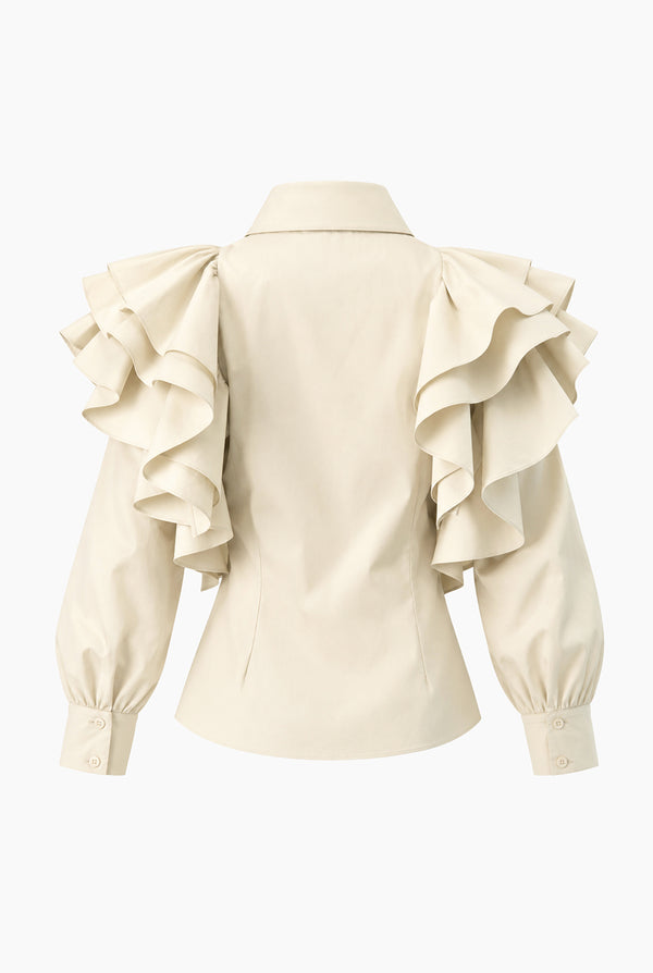 Camisa Ivonne con volantes