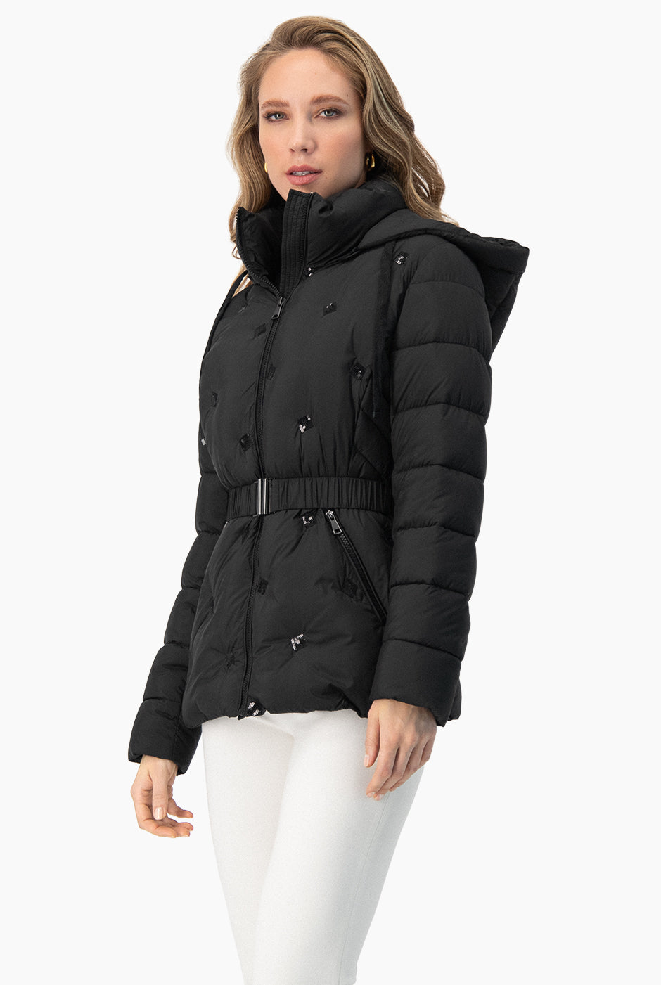 Chamarra Quilted Black