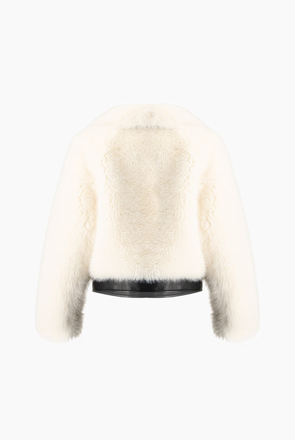 Chamarra Fur Off-White