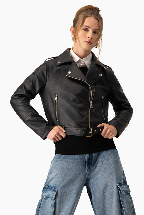 Chamarra PU Biker