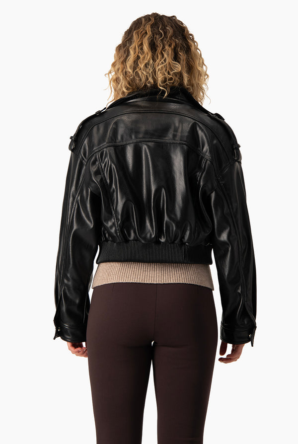 Chamarra Bomber PU