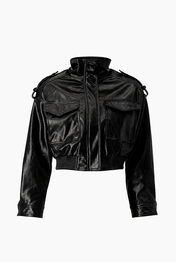 Chamarra Bomber PU
