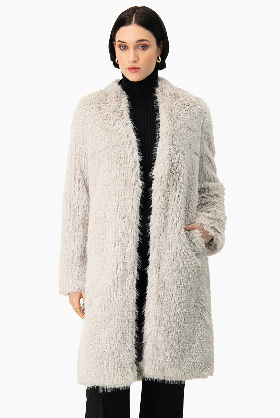 Abrigo Faux-Fur