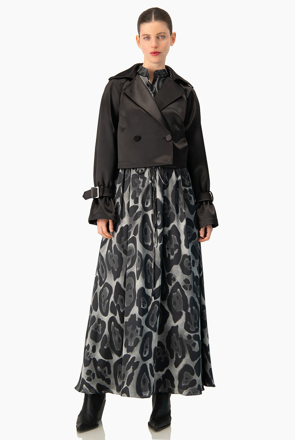 Trench corto Ivonne negro