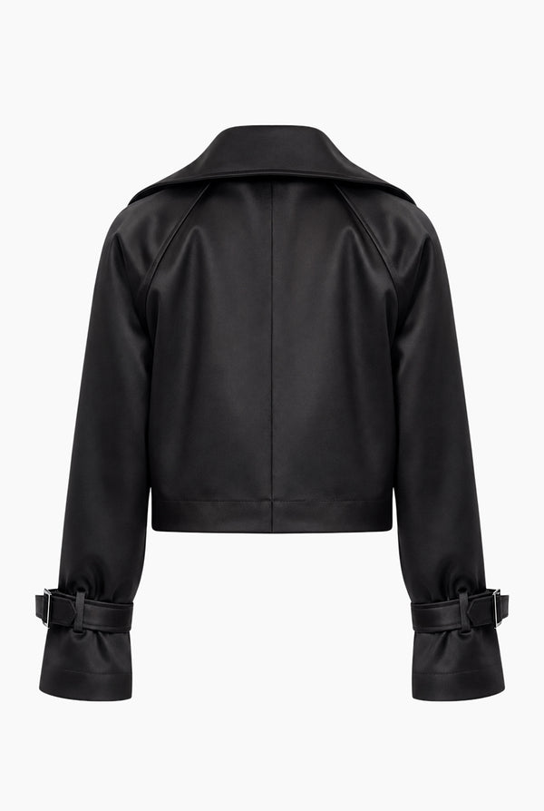 Trench corto Ivonne negro