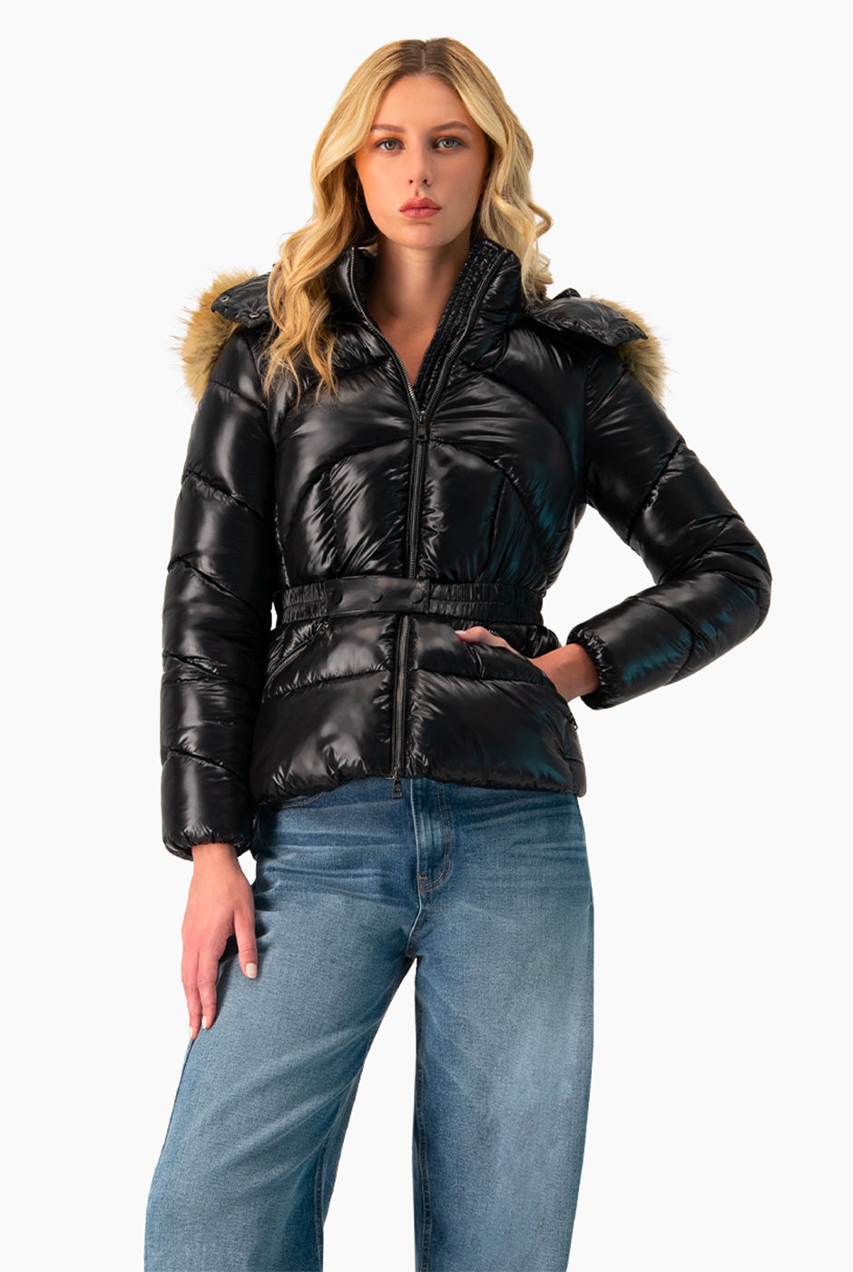 Chamarra Quilted Glossy