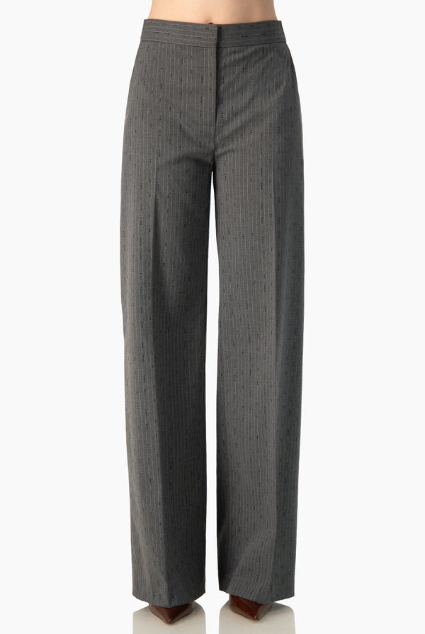 Pantalón sastreado a  rayas