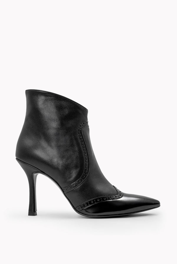 Botín Black Pleather