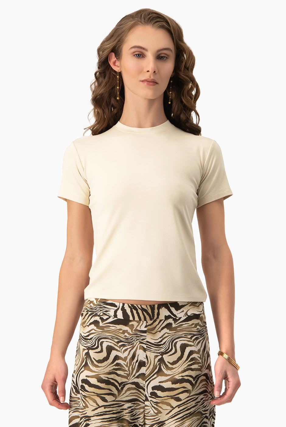 Playera basica lisa manga corta