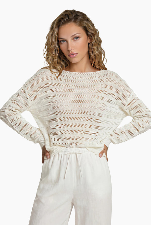 Pullover Holgado Calado