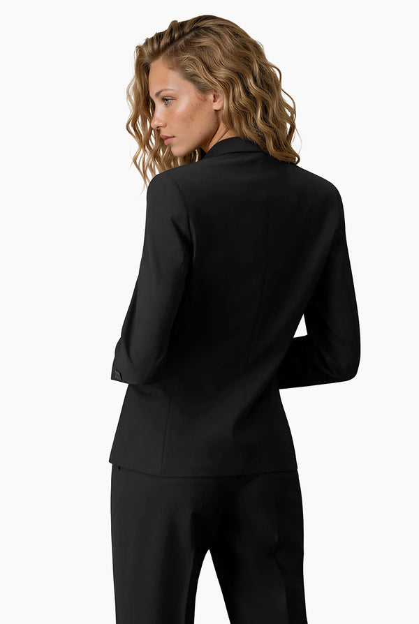 Saco Básico Recto Negro