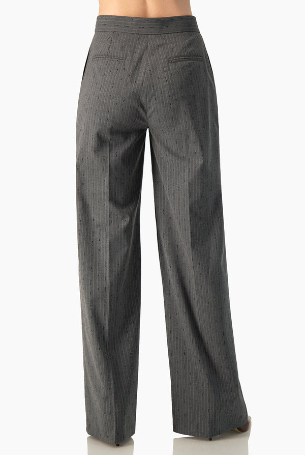 Pantalón sastreado a  rayas