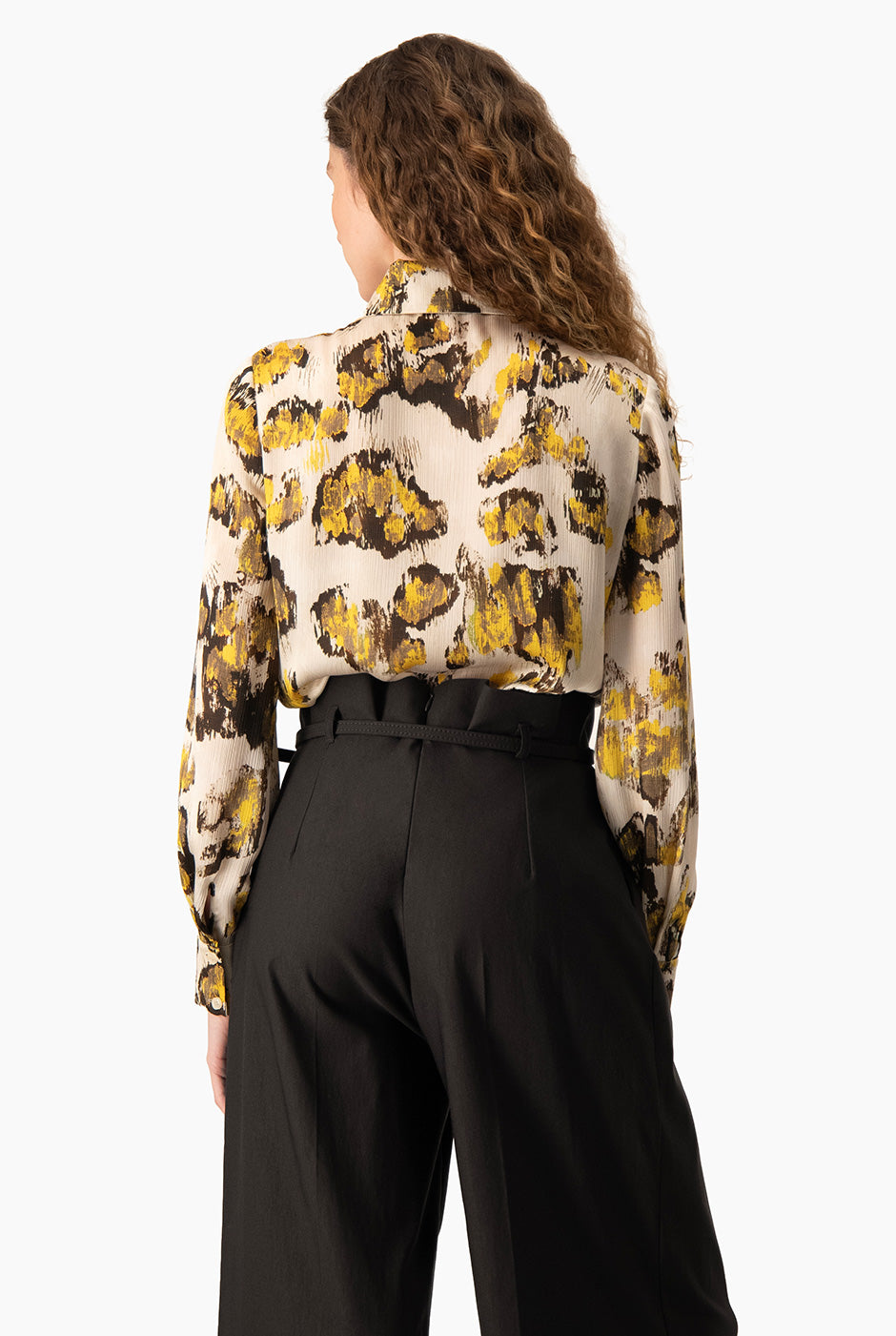Blusa Ivonne camisera estampada