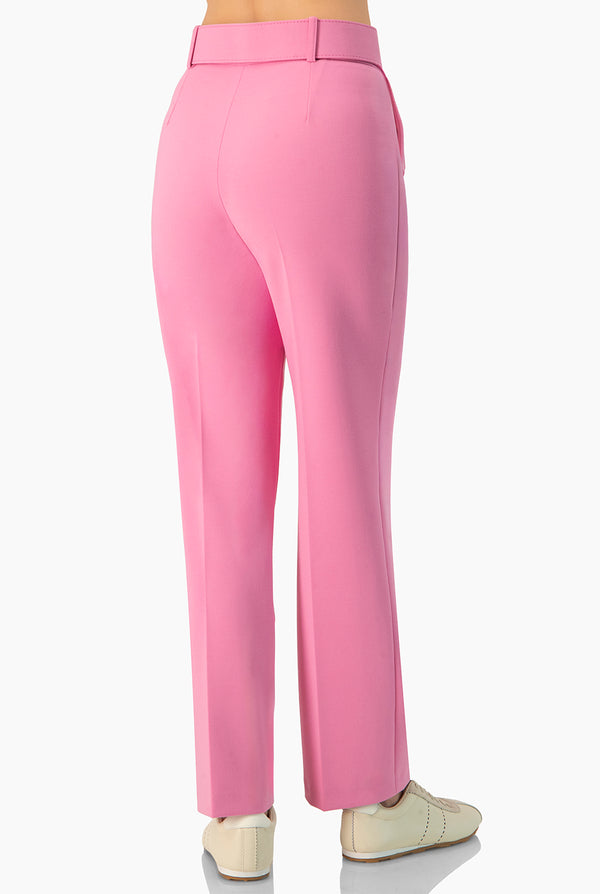 Pantalon sastreado con cinturon