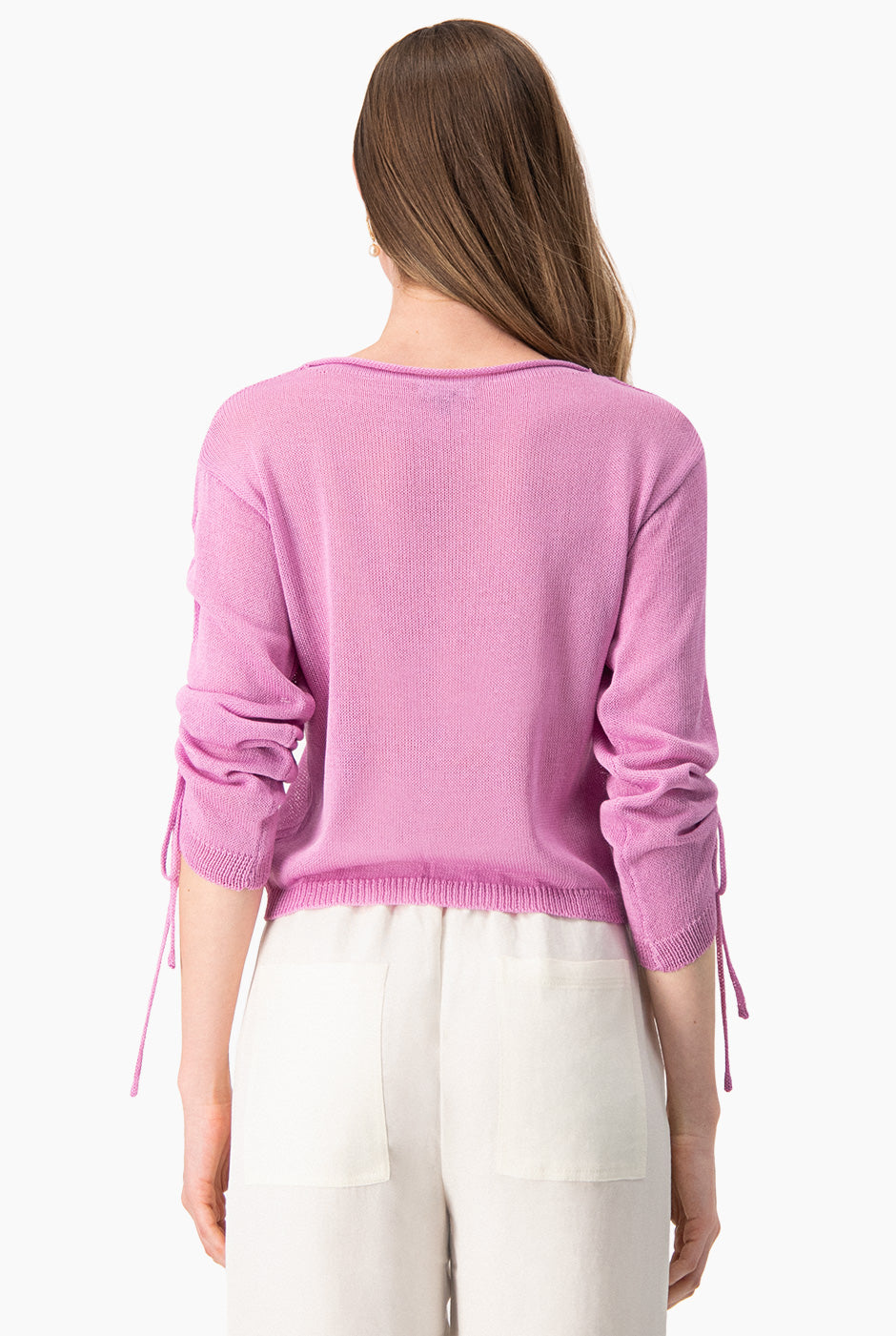 Suéter Cordón Sleeve Rosa