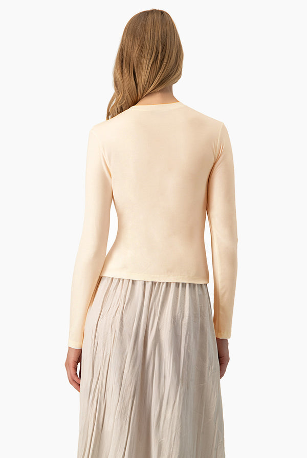 Playera basica lisa manga larga