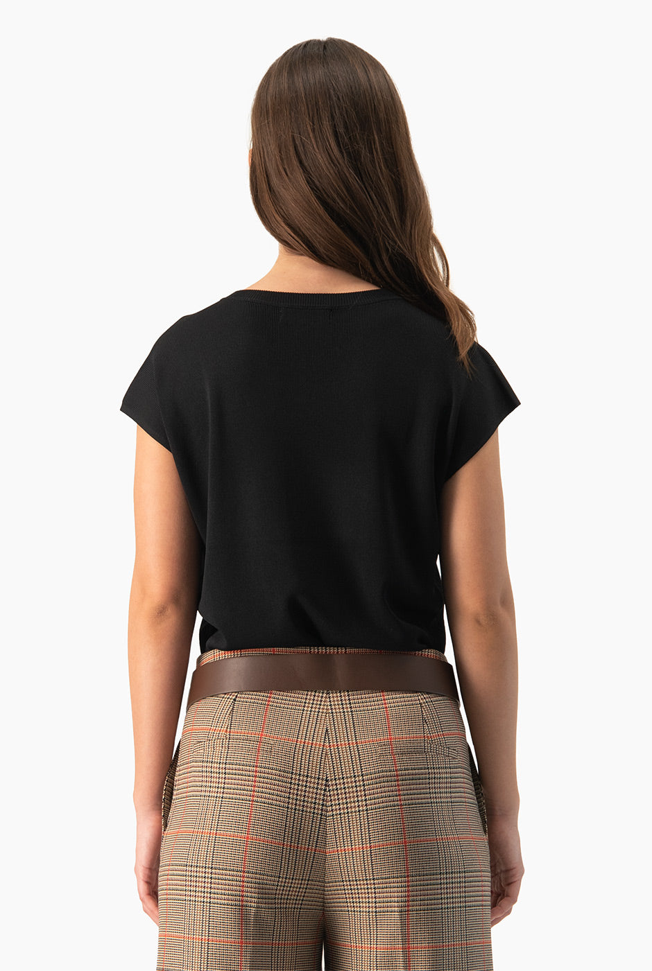 Blusa Ivonne recta hombro caido